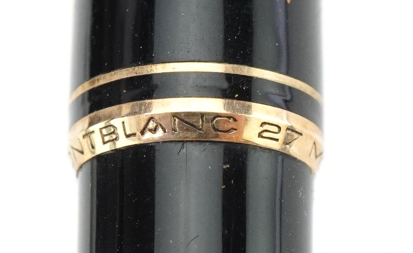 Montblanc 24 Fountain Pen & Montblanc 27 Ballpoint Pen, Original 1960/61 Set, Reconditioned, With Case & Certification