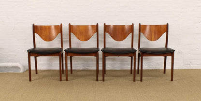 Set of Four Dining Chairs by Ib Kofod-Larsen for G-Plan (1960s)