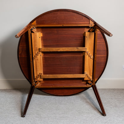Brazilian Rosewood Extending Table by Henry Rosengren Hansen for Brande Møbelindustri, (1960s) Denmark