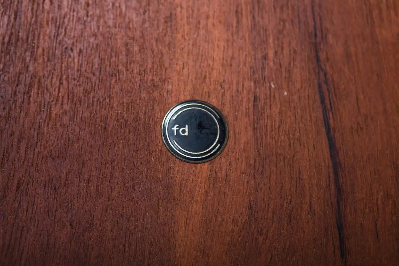 Model 'FD 15/54' cofee table by Peter Hvidt & Orla Mølgaard-Nielsen owned by James France, co-founder of France & Daverkosen (1960s) Denmark