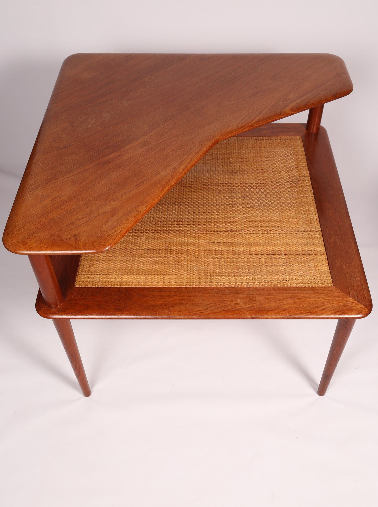 Minerva corner table by Peter Hvidt & Orla Mølgaard (1960s)