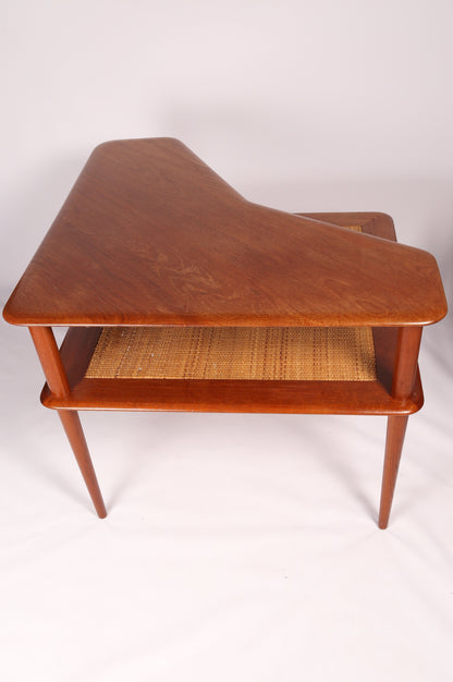 Minerva corner table by Peter Hvidt & Orla Mølgaard (1960s)