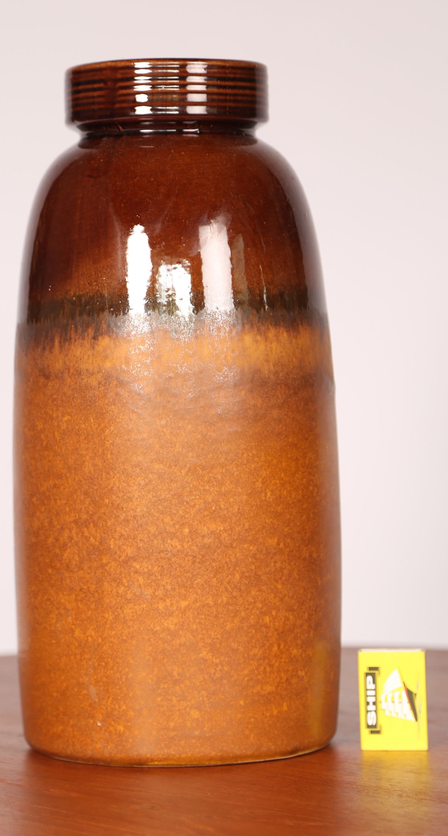 Large midcentury Scheurich West German vase (1970s)
