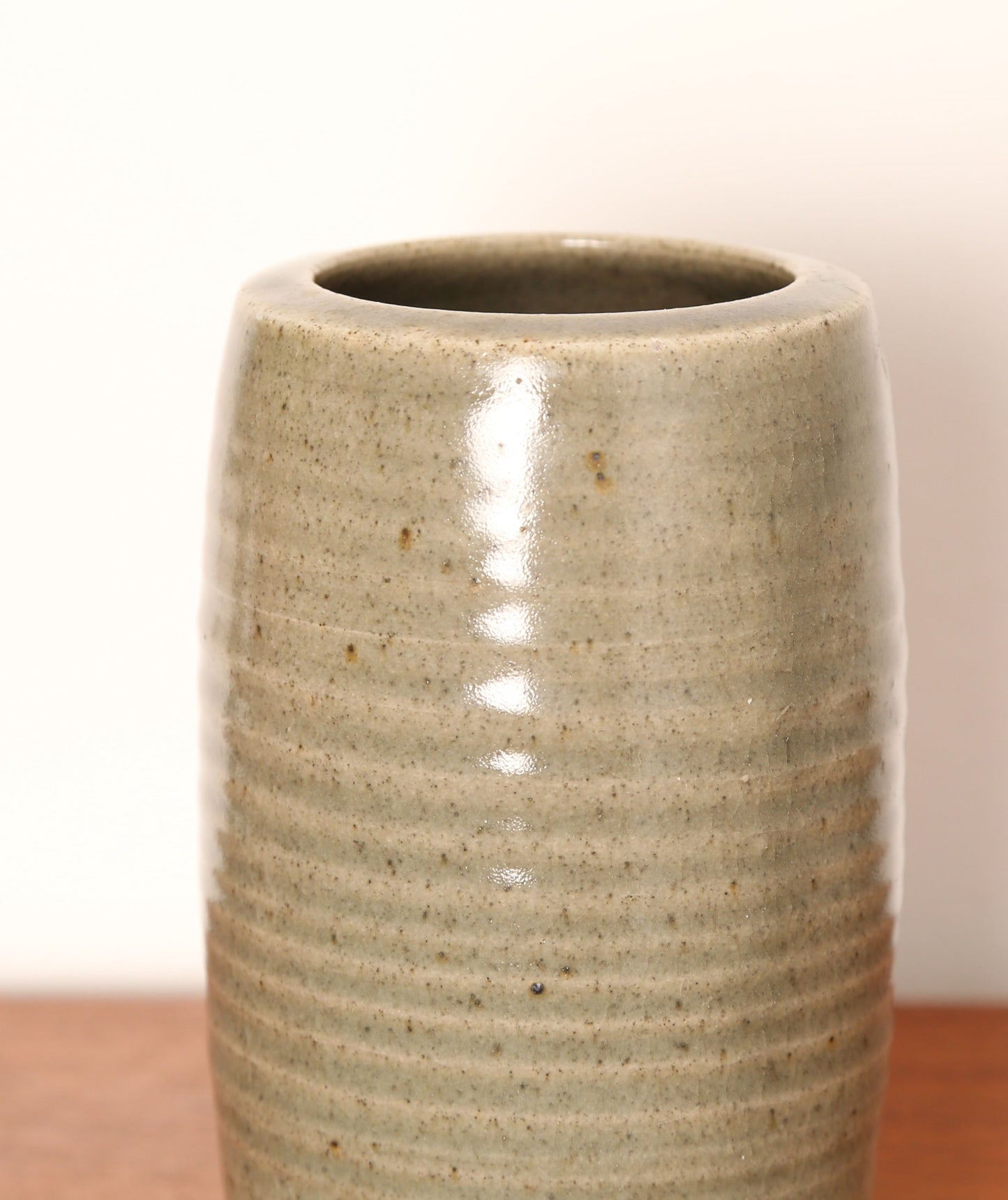 Super lowerdown pottery vase by David Leech